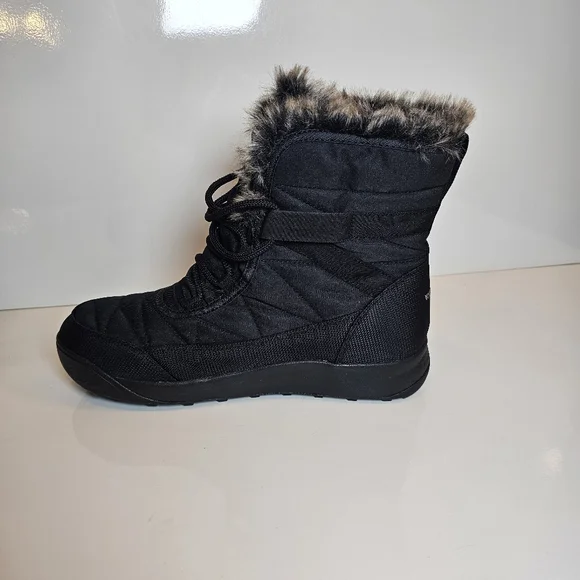 Columbia Women's Black Quilted Winter Boots Size 10.5 - Picture 6 of 11
